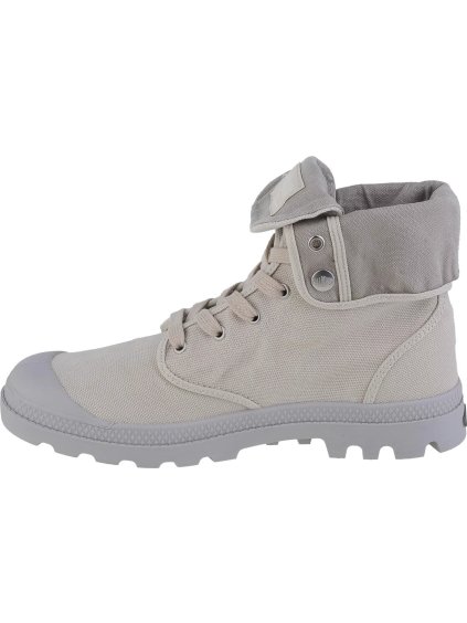 BÉŽOVO-ŠEDÉ PÁNSKÉ KOTNÍKOVÉ BOTY PALLADIUM BAGGY (Velikost 41)