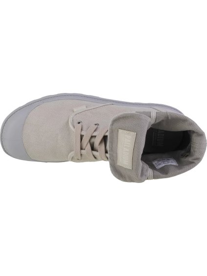 BÉŽOVO-ŠEDÉ PÁNSKÉ KOTNÍKOVÉ BOTY PALLADIUM BAGGY (Velikost 41)