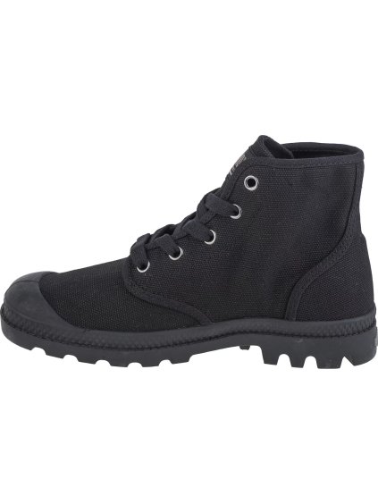 ČERNÉ DÁMSKÉ KOTNÍKOVÉ TENISKY PALLADIUM PAMPA HI (Velikost 36)