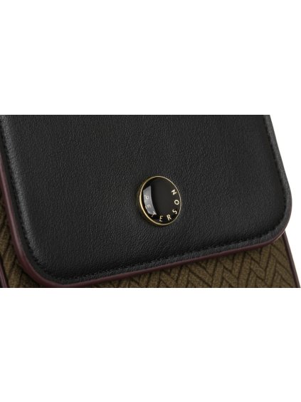 PETERSON KHAKI-ČERNÁ MINI CROSSBODY KABELKA (Velikost ONE SIZE)