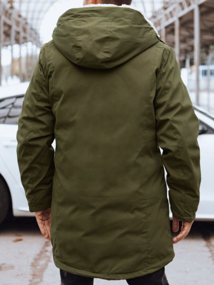KHAKI TEPLÁ PÁNSKÁ PARKA