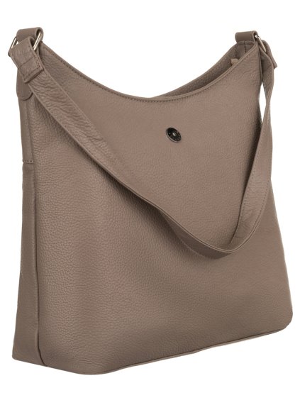 PETERSON BÉŽOVÁ KOŽENÁ SADA SHOPPER KABELKY A PENĚŽENKY