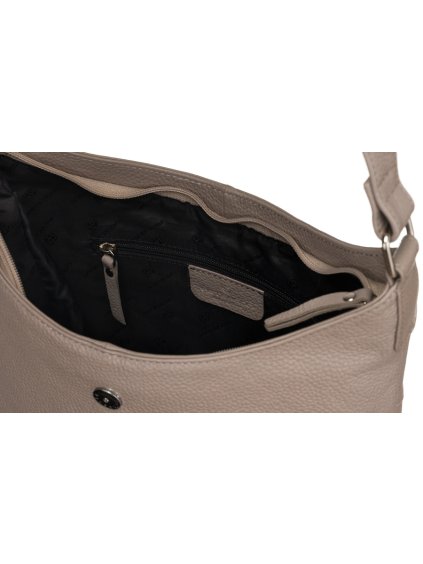 PETERSON BÉŽOVÁ KOŽENÁ SADA SHOPPER KABELKY A PENĚŽENKY