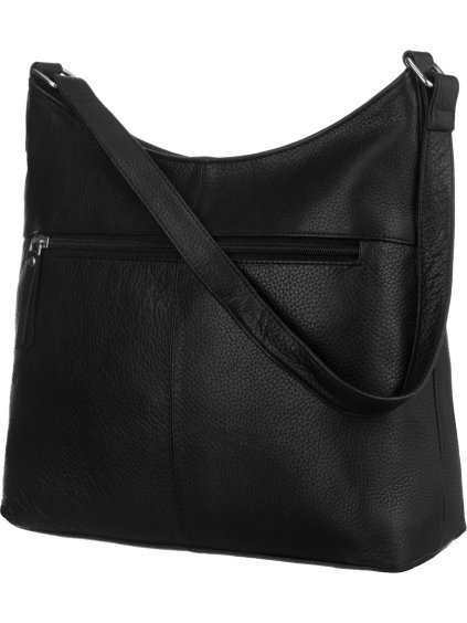 PETERSON ČERNÁ KOŽENÁ SADA SHOPPER KABELKY A PENĚŽENKY