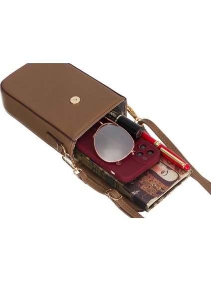 PETERSON SVĚTLE HNĚDÁ MINI CROSSBODY KABELKA