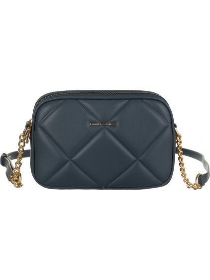 DAVID JONES TMAVĚ ŠEDÁ PROŠÍVANÁ CROSSBODY KABELKA