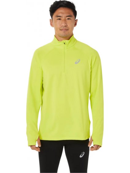 ŽLUTÁ FUNKČNÍ MIKINA ASICS WINTER 1/2 ZIP TOP