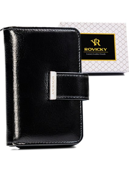 ROVICKY ČERNÁ DÁMSKÁ PENĚŽENKA V242