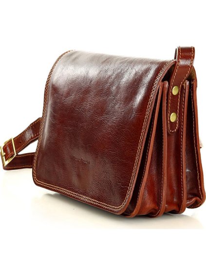 MARCO MAZZINI HNĚDÁ CROSSBODY KABELKA