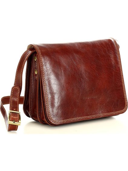 MARCO MAZZINI HNĚDÁ CROSSBODY KABELKA