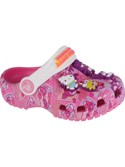 RŮŽOVÉ DÍVČÍ TENISKY CROCS HELLO KITTY AND FRIENDS CLASSIC CLOG