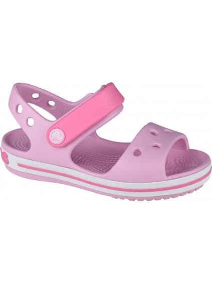 RŮŽOVÉ DÍVČÍ SANDÁLY CROCS CROCBAND SANDAL KIDS