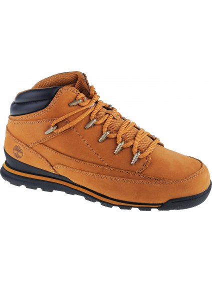 HNĚDÉ KOTNÍKOVÉ BOTY TIMBERLAND EURO ROCK MID HIKER (Velikost 40)