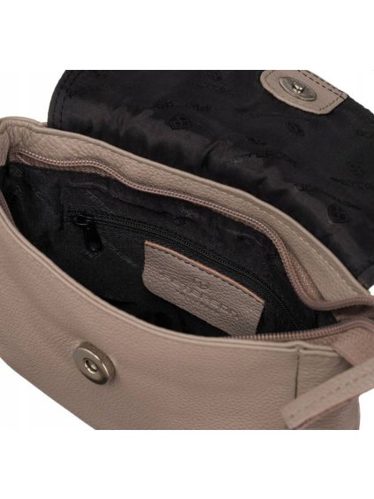 PETERSON BÉŽOVÁ KOŽENÁ CROSSBODY KABELKA