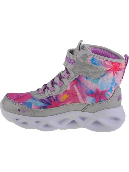 BAREVNÉ SVÍTÍCÍ DÍVČÍ BOTY SKECHERS TWISTY BRIGHTS - SWEET STARZ