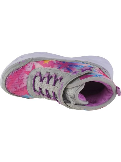 BAREVNÉ SVÍTÍCÍ DÍVČÍ BOTY SKECHERS TWISTY BRIGHTS - SWEET STARZ