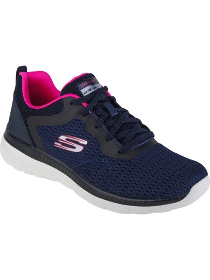 TMAVĚ MODRÉ DÁMSKÉ TENISKY SKECHERS BOUNTIFUL-QUICK PATH