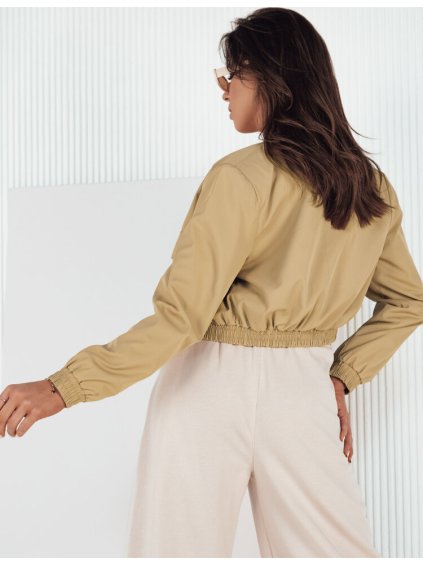 BÉŽOVÁ PŘECHODOVÁ CROP BUNDA KADYS