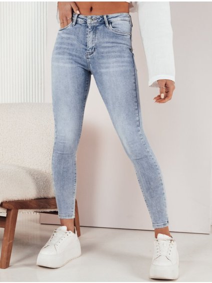 MODRÉ DŽÍNOVÉ SKINNY KALHOTY ARIELZ (Velikost 28)