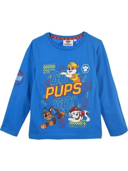 PAW PATROL MODRÉ CHLAPECKÉ TRIČKO