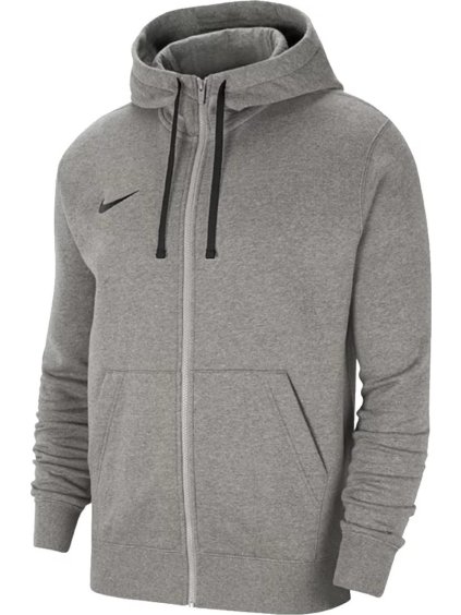 SVĚTLE ŠEDÁ PÁNSKÁ MIKINA NIKE PARK 20 FLEECE FZ HOODIE