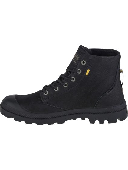 ČERNÉ KOTNÍKOVÉ DÁMSKÉ TENISKY PALLADIUM PAMPA HI SUPPLY LTH (Velikost 36)
