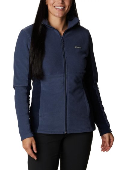 TMAVĚ MODRÁ FLEECOVÁ MIKINA COLUMBIA BASIN TRAIL III FULL ZIP FLEECE