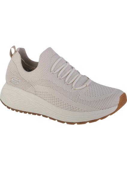 KRÉMOVÉ DÁMSKÉ TENISKY SKECHERS BOBS SPORT SPARROW 2.0 - ALLEGIANCE CREW