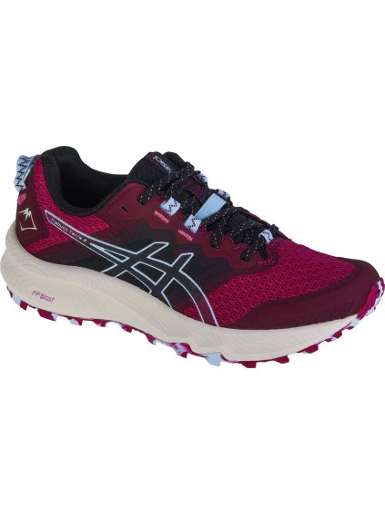 TMAVĚ RŮŽOVÉ BĚŽECKÉ BOTY ASICS GEL-TRABUCO TERRA 2