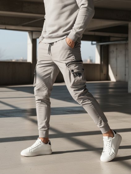 ŠEDÉ PÁNSKÉ KAPSÁČE (Velikost M)