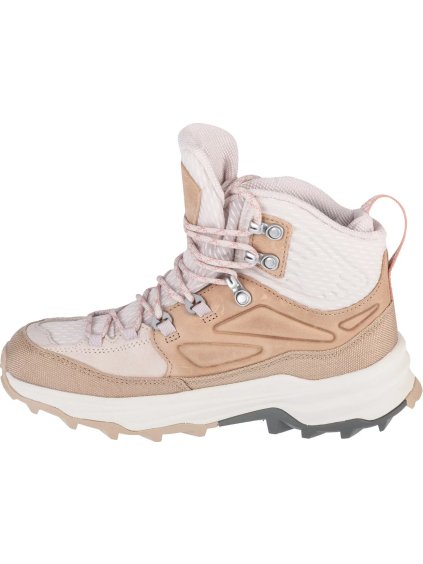 BÉŽOVÉ ZIMNÍ TURISTICKÉ BOTY JACK WOLFSKIN CYROX TEXAPORE MID W (Velikost 37)