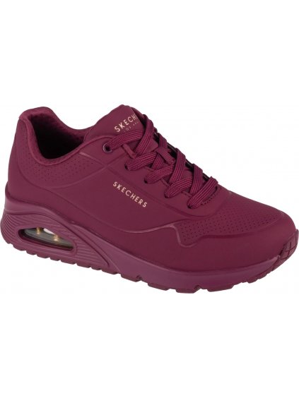 VÍNOVÉ DÁMSKÉ TENISKY SKECHERS UNO-STAND ON AIR