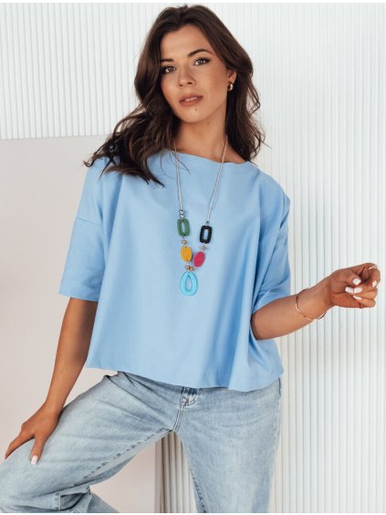 SVĚTLE MODRÉ OVERSIZE TRIČKO BULS (Velikost ONE SIZE)