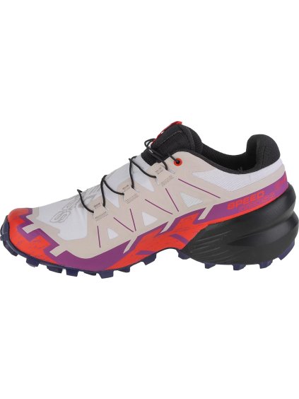 BÍLO-ORANŽOVÉ BĚŽECKÉ TENISKY SALOMON SPEEDCROSS 6 WIDE W