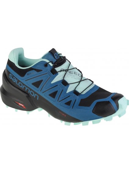 MODRO-ČERNÉ DÁMSKÉ BOTY NA TRAIL SALOMON SPEEDCROSS 5 GTX W