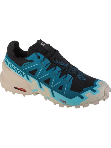 ČERNO-MODRÉ PÁNSKÉ TRAILOVÉ TENISKY SALOMON SPEEDCROSS 6 GTX