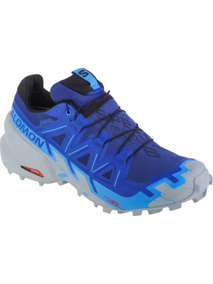 MODRÉ PÁNSKÉ TRAILOVÉ BOTY SALOMON SPEEDCROSS 6 GTX (Velikost 41 1/3)