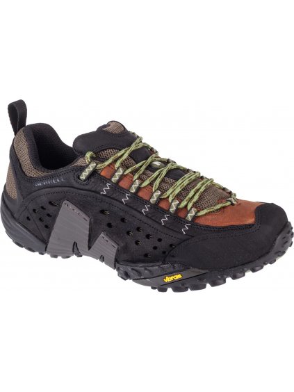 ČERNÉ PÁNSKÉ TURISTICKÉ BOTY MERRELL INTERCEPT