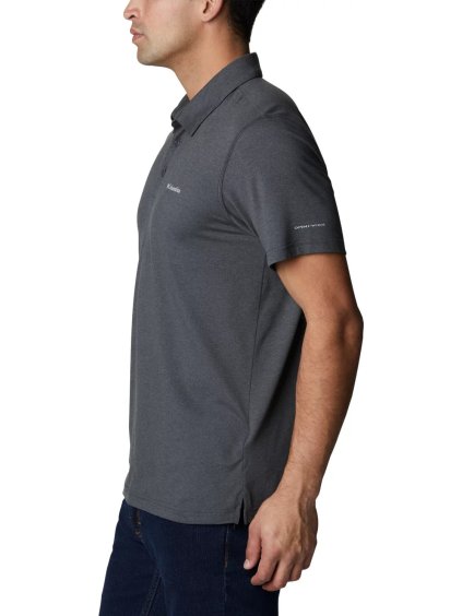 TMAVĚ ŠEDÁ POLOKOŠILE COLUMBIA TECH TRAIL POLO SHIRT