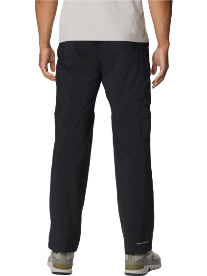 ČERNÉ PÁNSKÉ KALHOTY A ŠORTKY COLUMBIA SILVER RIDGE UTILITY CONVERTIBLE PANT