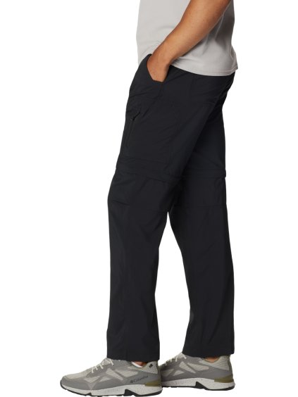 ČERNÉ PÁNSKÉ KALHOTY A ŠORTKY COLUMBIA SILVER RIDGE UTILITY CONVERTIBLE PANT