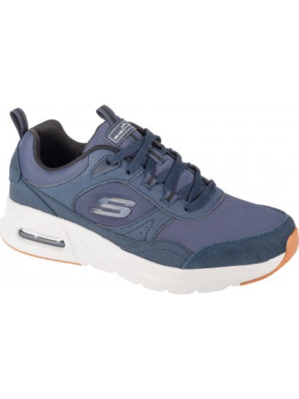 TMAVĚ MODRÉ PÁNSKÉ TENISKY SKECHERS SKECH-AIR COURT - HOMEGROWN (Velikost 41)