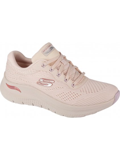 BÉŽOVÉ SPORTOVNÍ TENISKY SKECHERS ARCH FIT 2.0 - BIG LEAGUE