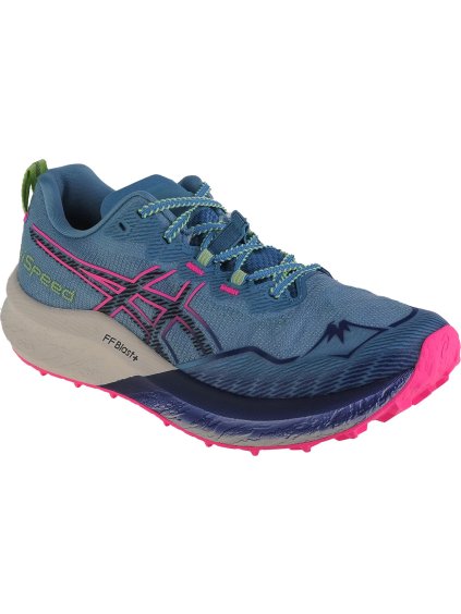 MODRÉ TRAILOVÉ BOTY ASICS FUJISPEED 2 (Velikost 37)