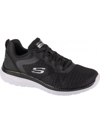 ČERNÉ DÁMSKÉ LEHKÉ TENISKY SKECHERS BOUNTIFUL - QUICK PATH