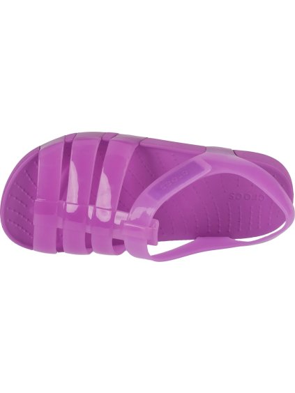 FIALOVÉ DÍVČÍ SANDÁLY CROCS ISABELLA JELLY KIDS SANDAL