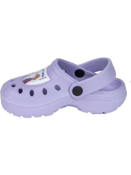SVĚTLE FIALOVÉ DÍVČÍ NAZOUVÁKY CROCS DISNEY FROZEN