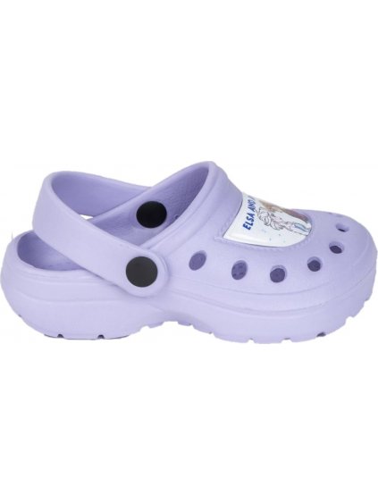 SVĚTLE FIALOVÉ DÍVČÍ NAZOUVÁKY CROCS DISNEY FROZEN