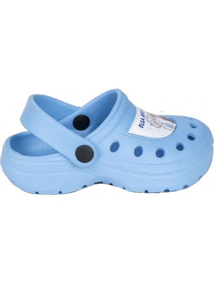 SVĚTLE MODRÉ DÍVČÍ NAZOUVÁKY CROCS DISNEY FROZEN