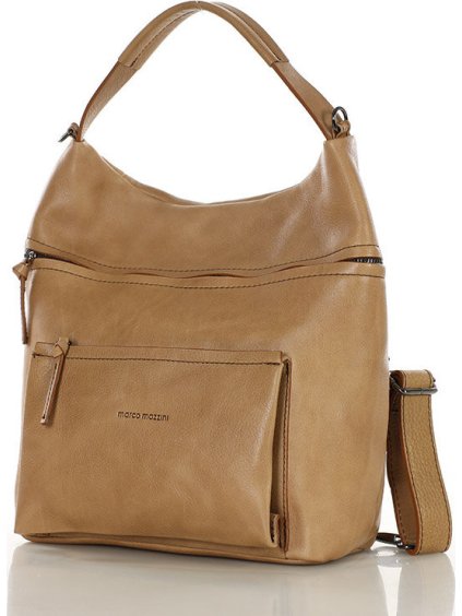 MARCO MAZZINI BÉŽOVÁ CROSSBODY KABELKA